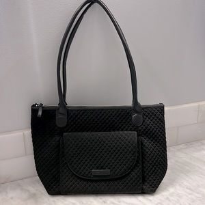 Black quilted Vera Bradley purse